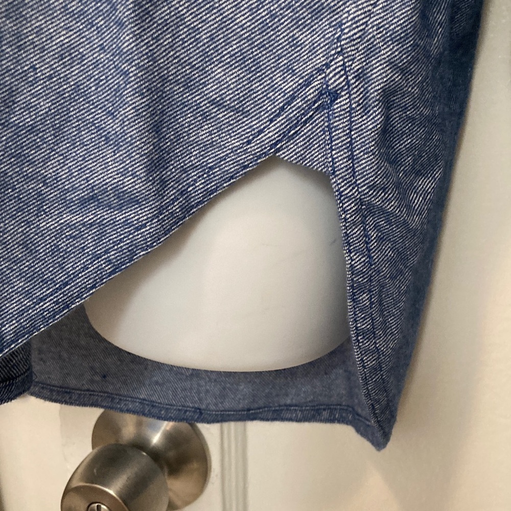 J. Crew Womens Western Snapfront Blue Shirt  6 NWT - Picture 7 of 10